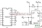 基础电路中的74ls123引脚管的功能图