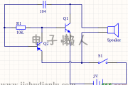 互补型自激多谐音频振荡器的效果图演示_基础硬件电路图讲解