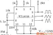 函数信号产生器中的单片精密函数发生器ICL8038应用电路一