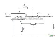电源电路中的CW200组成的充电器