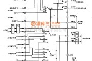 开关电路中的AN5858K TV/AV切换控制集成电路图