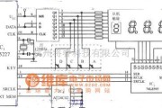 超声波传感器中的由智能化超声波测距专用集成电路SB5227构成超声波测距仪电路图