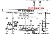 大众（上汽）中的桑塔纳AJR发动机的故障自诊断电路图