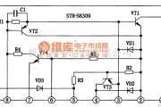 开关稳压电源中的STR一S6309 厚膜开关电源集成电路图