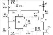 集成电路构成的信号产生中的转向灯忘关提醒器