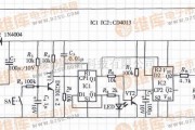 开关电路中的由CD4013组成的轻触式延时开关电路