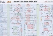 比亚迪中的比亚迪F3发动机控制系统电路图