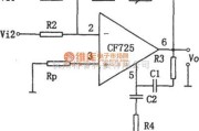 运算放大电路中的CF725构成的增益可调加法电路图