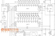 LED电路中的数显病员呼叫装置电路图