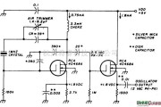 基础电路中的1MHz的场效应晶体振荡器电路