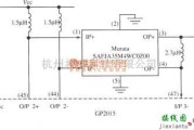 GPS接收电路中的sAFJA35M4wcozz00瑚声表面波滤波器应用电路