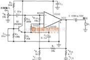 集成音频放大中的LM1876的单电源供电音频功率放大电路