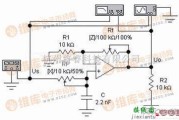 滤波器中的一阶有源低通滤波演示电路图