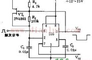 两路输出负向定时脉冲电路原理图