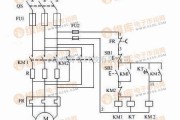 接口电路中的电动机定子串联电阻降压起动控制电路图