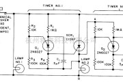 电源电路中的汽车转弯指示灯的连续闪光电路