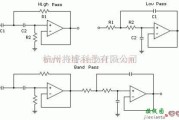 二阶滤波器运算放大器电路原理图