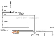 奥迪中的奥迪A4-97电脑数据传输电路图