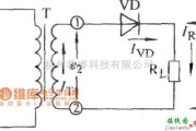 整流单元中的单相半波电阻负载整流电路图