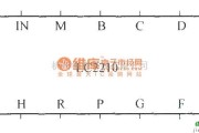 红外线热释遥控中的LC2210的引脚功能图