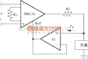 仪表放大器中的INA114构成的差动电压-电流变换电路