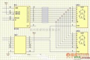 LED电路中的LED串行LED数码管动态扫描显示电路图