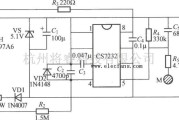 灯光控制中的触摸式台灯电路图