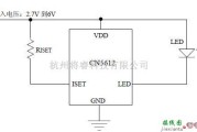 CN5612应用电路(工作于2.7V到6V的电流调制电路)
