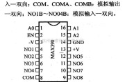 数字电路中的电路引脚及主要特性MAX398/MAX399 模拟多路变换器