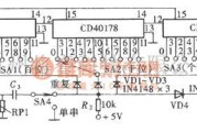 仪器仪表中的任意数脉冲选取电路图之二(CD40178、CD40106B)