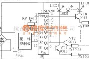 灯光控制中的八路闪烁灯串电路