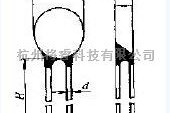 传感器电路中的MYH1型压敏电阻器外形电路图