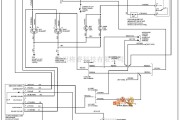 马自达中的马自达95TAURUS(带DRL)大灯雾灯电路图