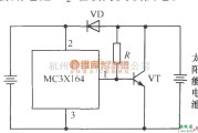 电源电路中的太阳能电池充电器电路