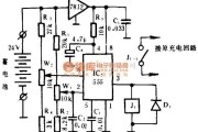 电源电路中的不间断电源蓄电池电压监控器电路图