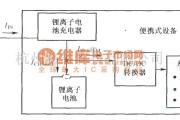 电源电路中的锂离子电池充电和系统负载加电示意图