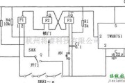 报警控制中的TWH8751组成的锁控防盗报警器电路图