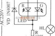 LED电路中的电源工作状态指示电路