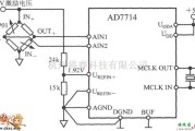 综合电路中的由AD7714构成压力测量系统的电路图