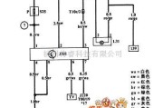 大众（一汽）中的捷达王汽车防盗系统电路图