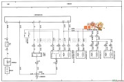丰田中的天津威驰门锁控制电路图