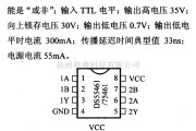 数字电路中的驱动器和通信电路引脚及主要特性DS55461/2/3/4...系列双外围驱动器