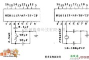 遥控发射中的M50111P／AP／By／CF  振荡电路连接电路图