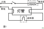 日光灯电路图，led日光灯电路图