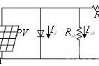光伏电池的等效电路图