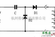 充电电路中的三个元器件组成的简单镍镉电池充电电路图