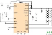 使用MCP34845的6通道LED驱动电路