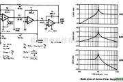 滤波器中的三级放大器的有源滤波器