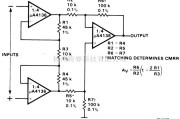 线性放大电路中的共模抑制高的差分输入测量放大器