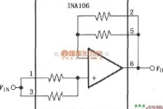 仪表放大器中的增益为11的精密缓冲电路(INA106)
